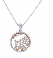 Halskette Osa Jewels Dame Les Folies in Silber Zirconia 8004 - 8004